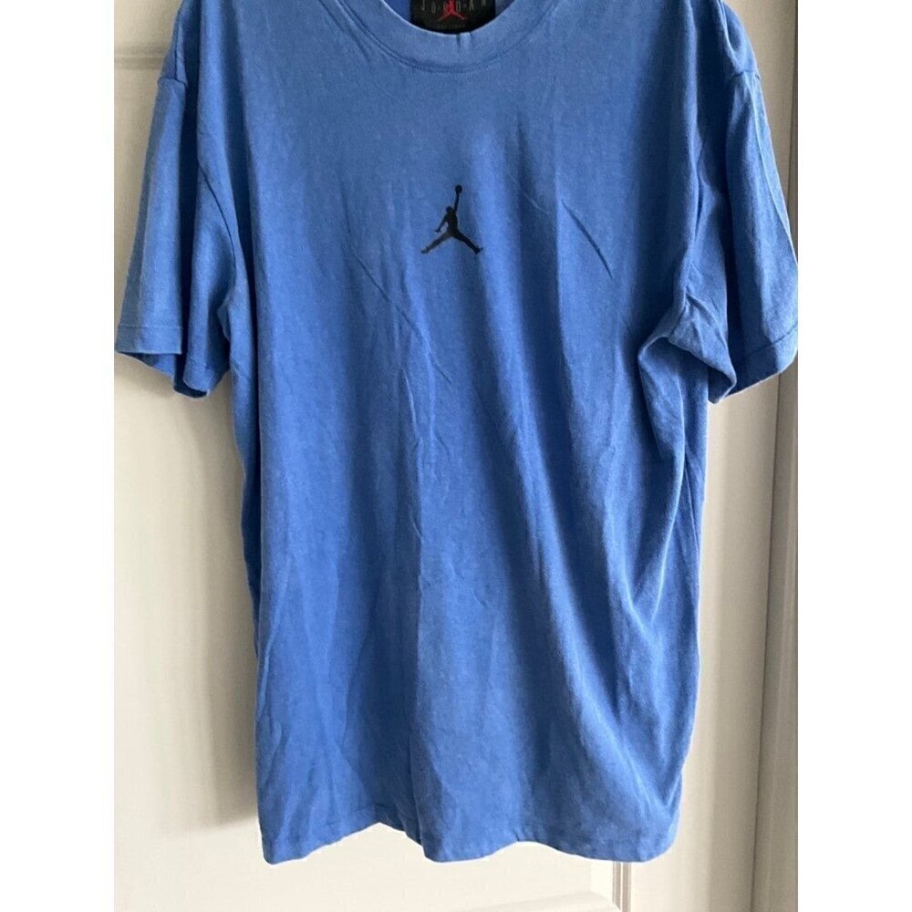 NIKE JORDAN JUMPMAN BLUE Short Sleeve T-shirt DA2694-405 DRI FIT Medium - Picture 3 of 12